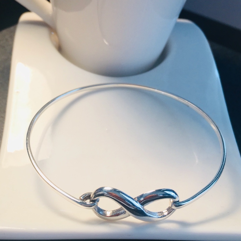 Sterling Silver Infinity Bracelet/Bangle